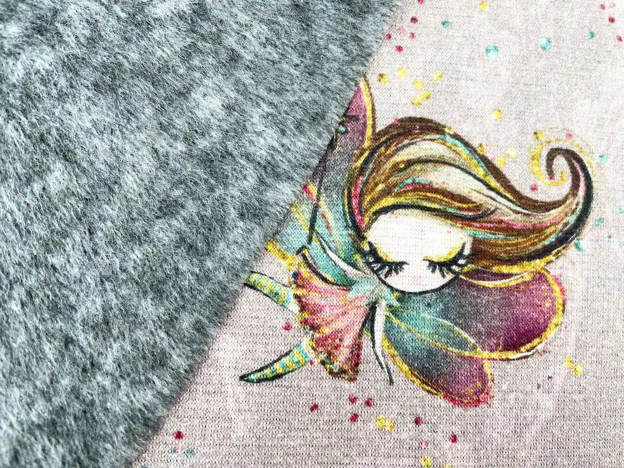 Alpenfleece "Feenzauber" Digitaldruck