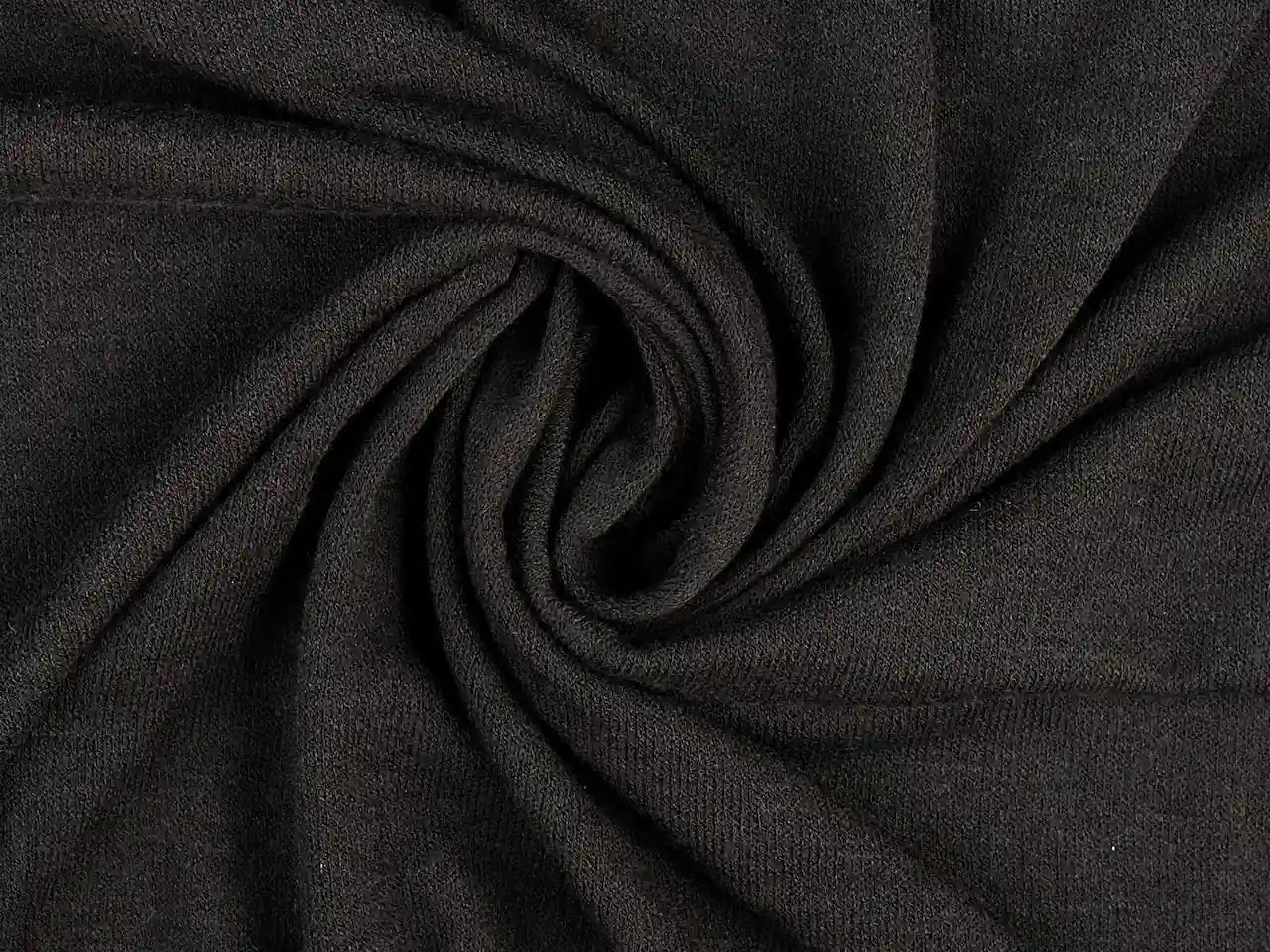 Strick Jersey Schwarz