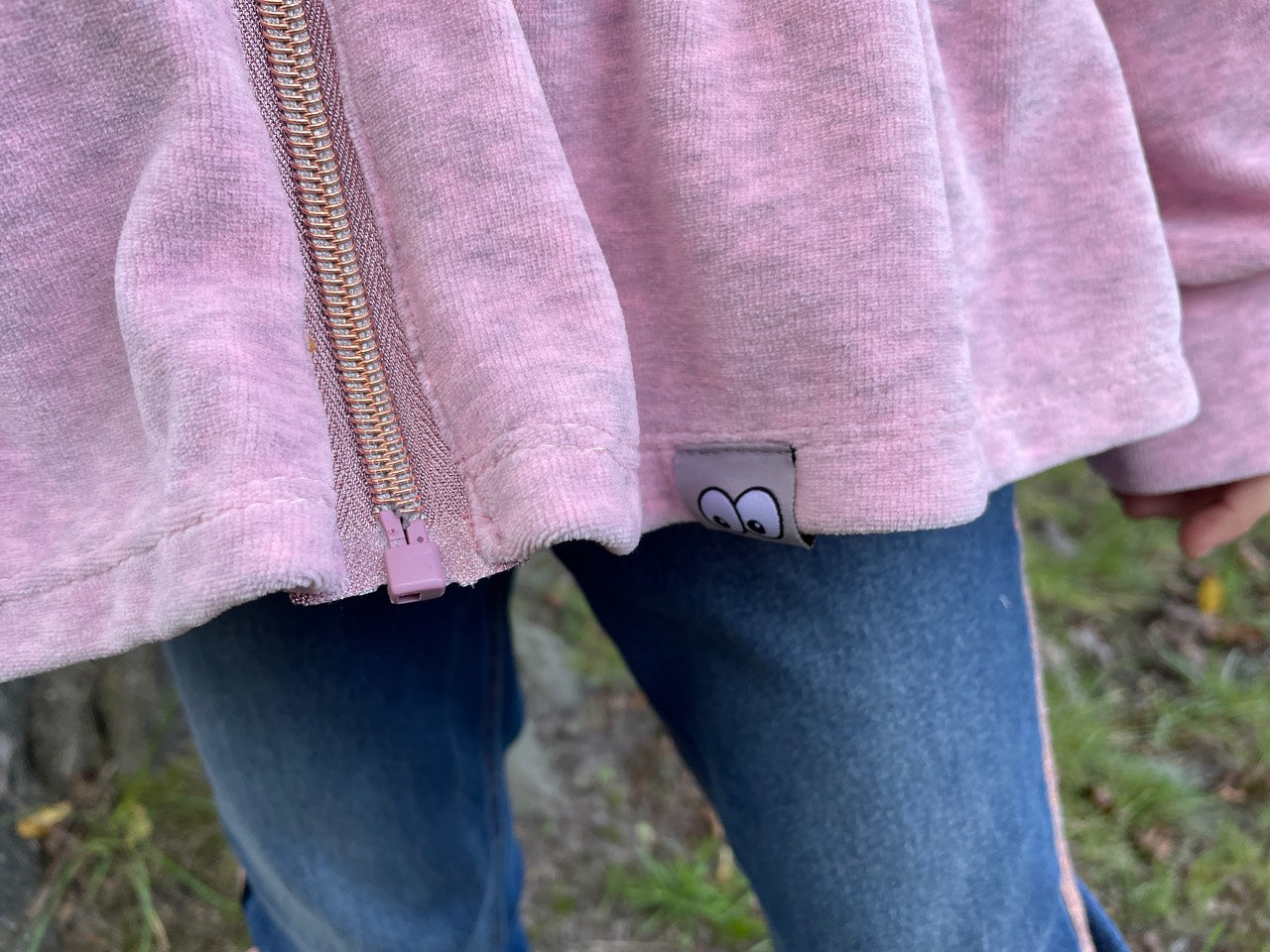 Baumwoll Nicki Rosé Melange
