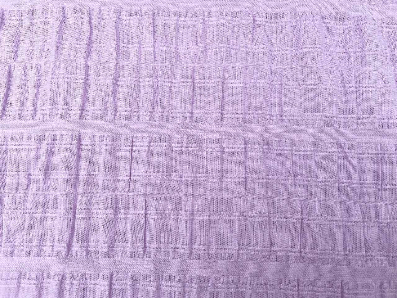 Baumwoll Slub Voile Flieder Reststück 130cm x 130cm
