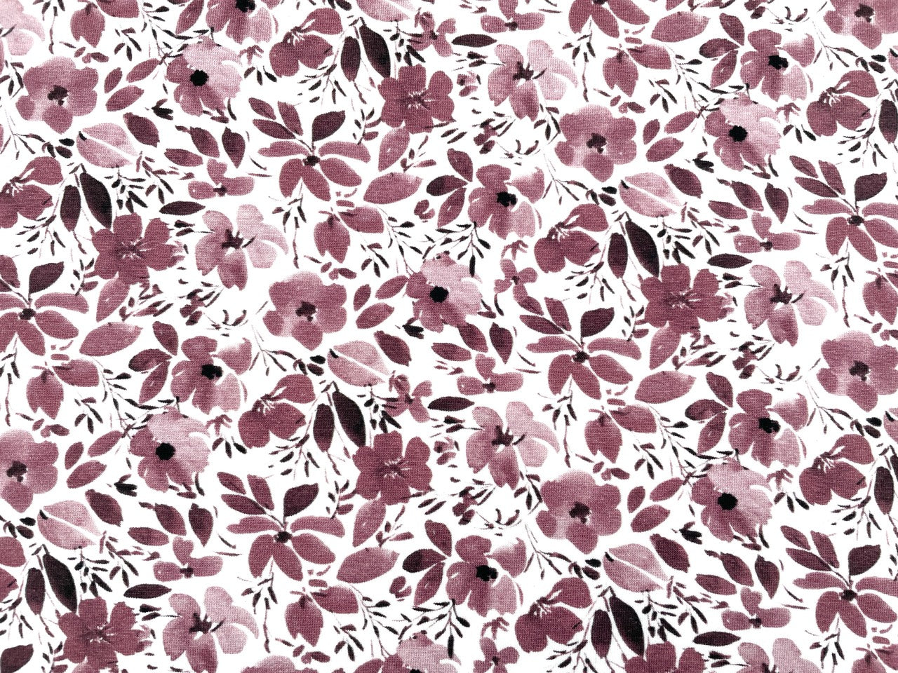 Digitaldruck Jersey "Autumn Flowers"