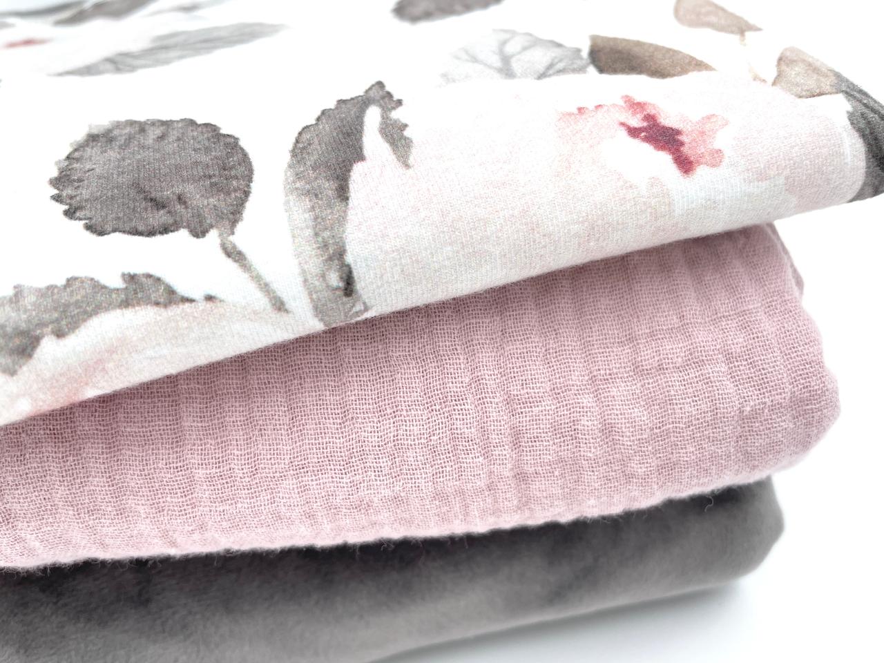 Großes Stoffpaket "Winter Rose"