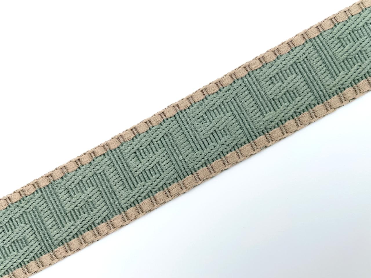 Gurtband "Azteken Muster" 2,5cm Salbei