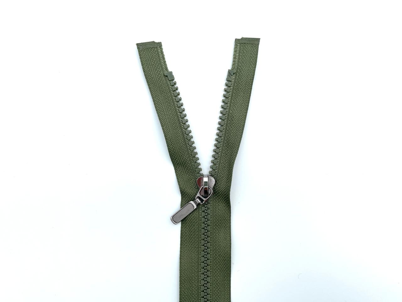 Jacken Reißverschluss 70cm Khaki