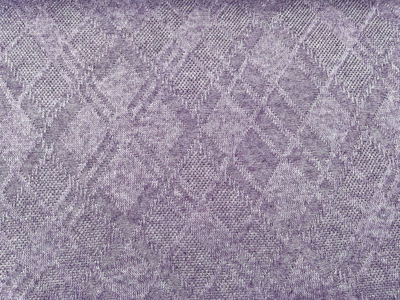 Jacquard Strick Pflaume