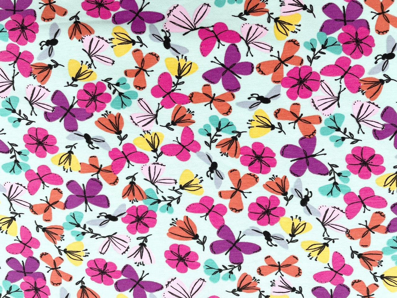 Jersey "Bunte Schmetterlinge" Mint