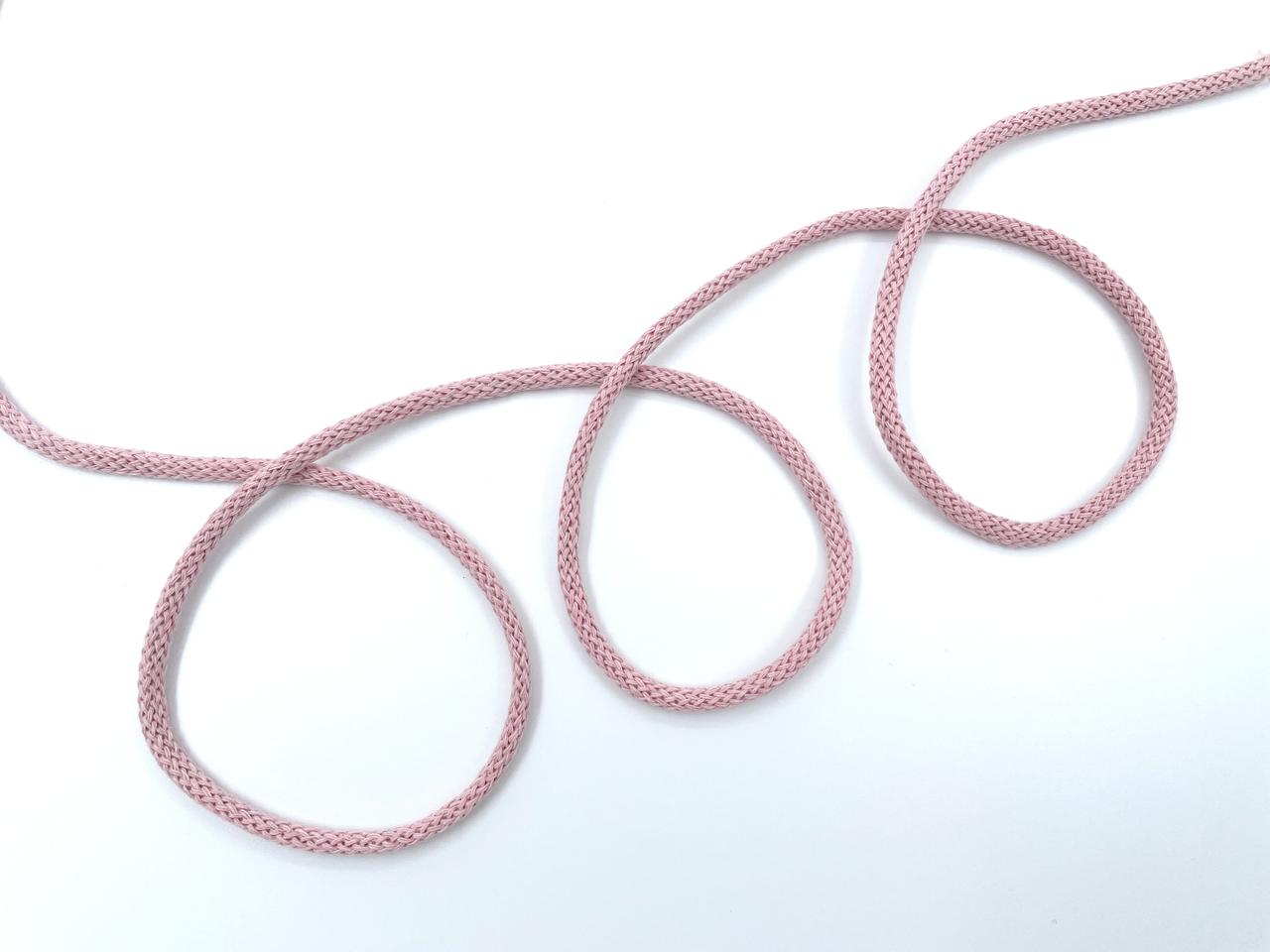 Baumwoll Kordel 0,5cm Rosa