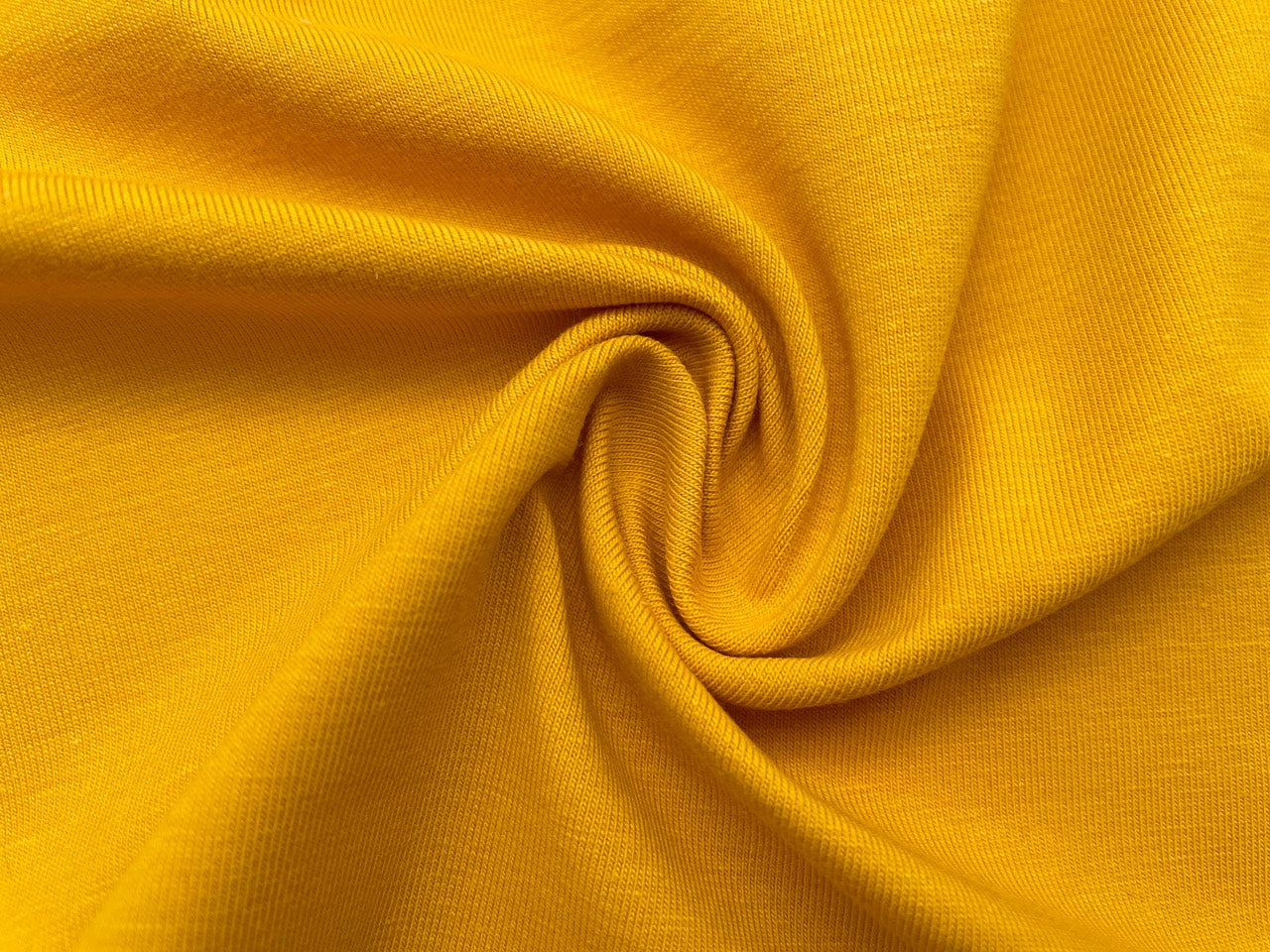 Premium Jersey Bio Baumwolle Senfgelb 260