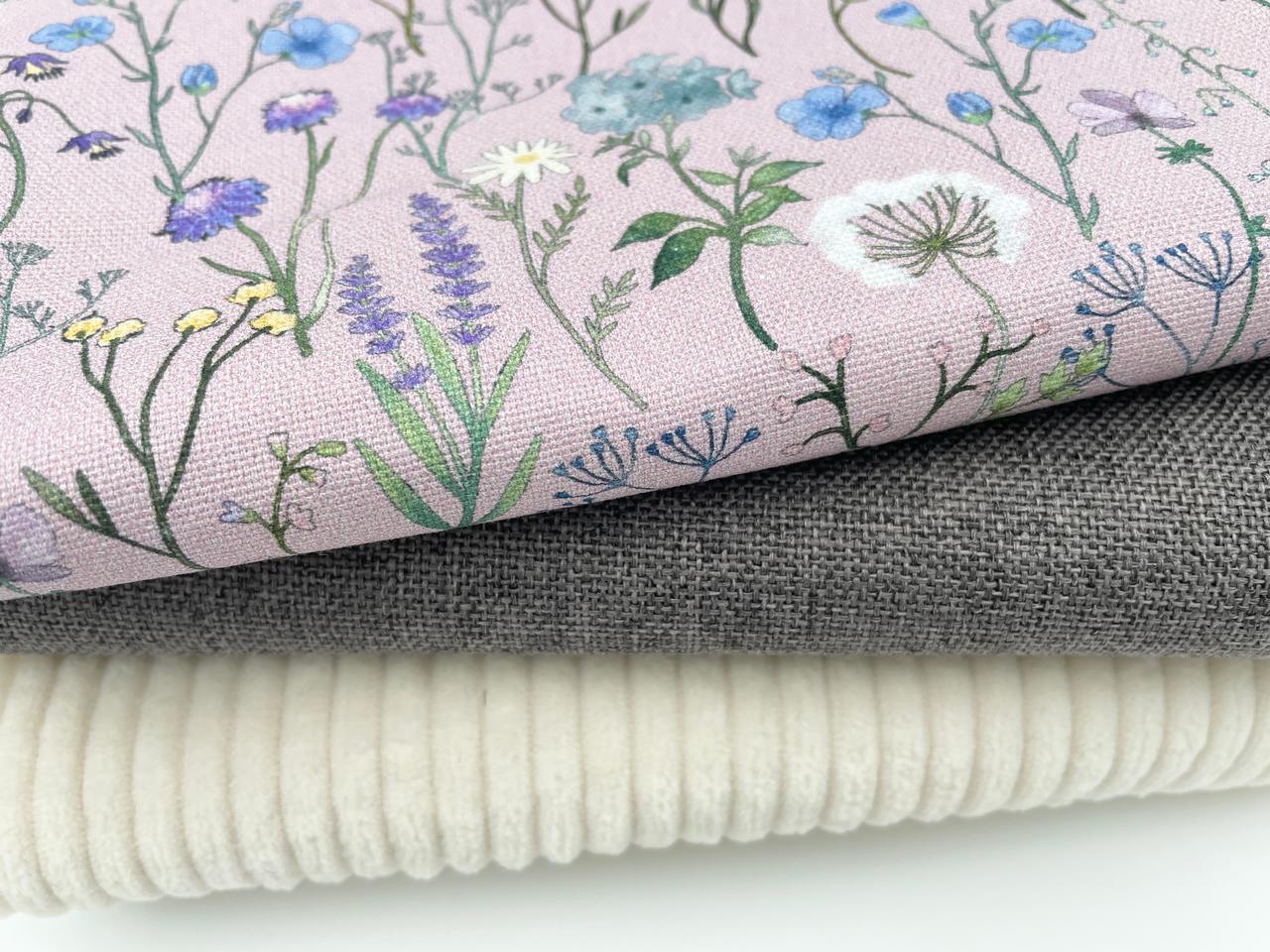 Stoffreste Paket "Canvas & Cord"