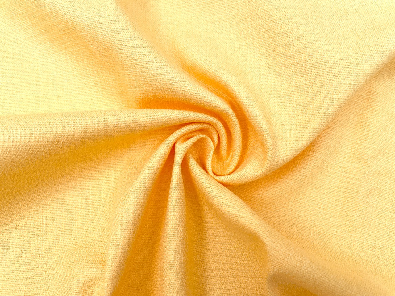 Baumwoll Leinen Pastell Gelb Zuschnitt 75cm x 140cm
