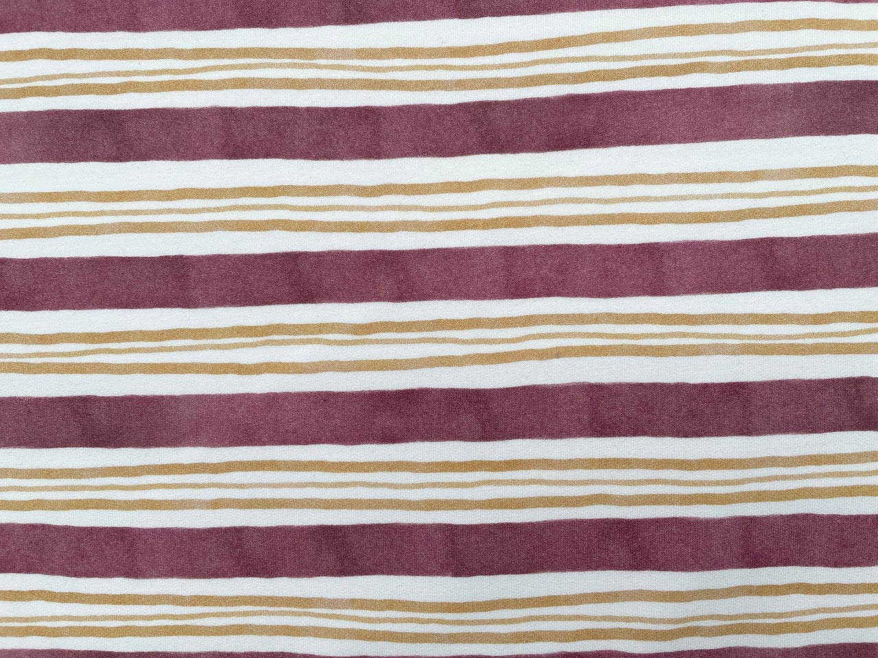 Digitaldruck Sweat Baumwolle "Retro Stripes"