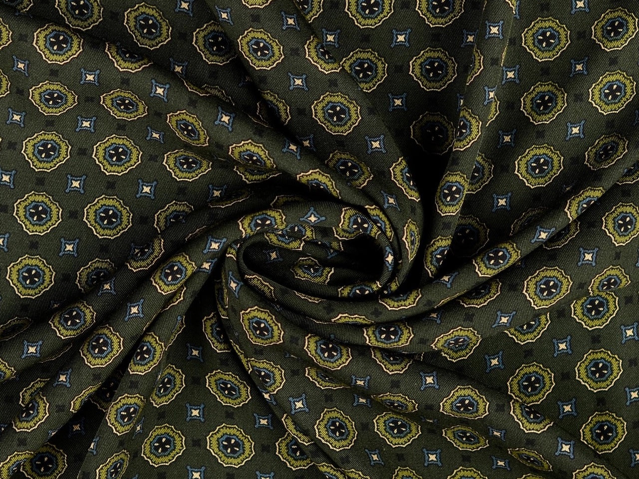 Viskose Twill "Abstraktes Muster"