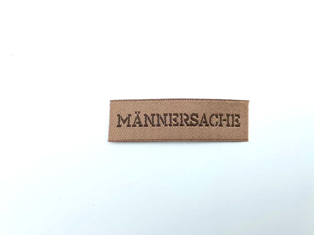 Weblabel "Männersache" Braun