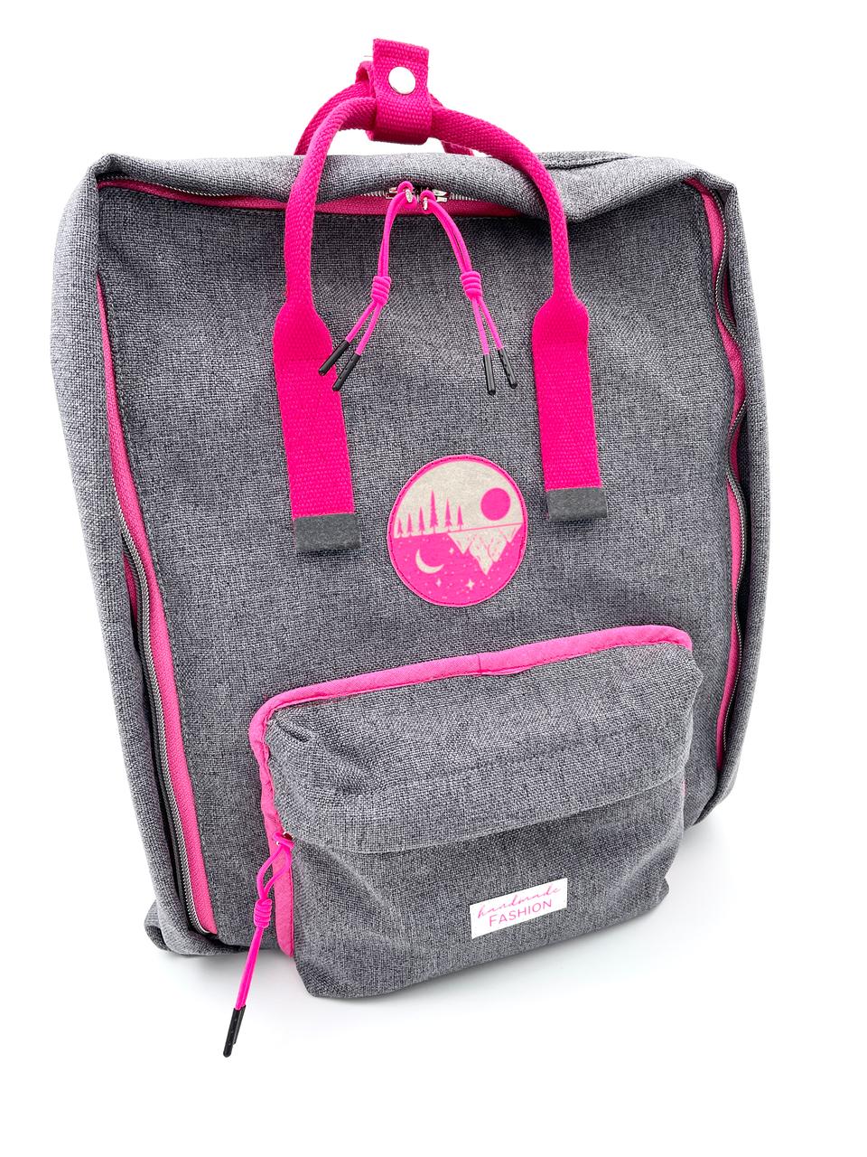 Zipper Schlaufe mit Knoten Pink