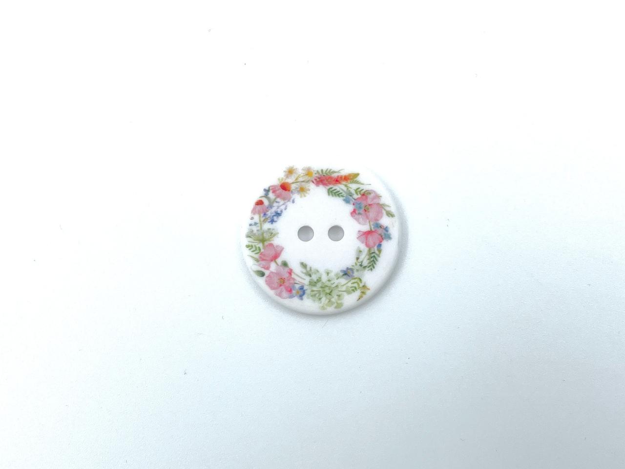 Knopf "Blumenkranz" 3cm