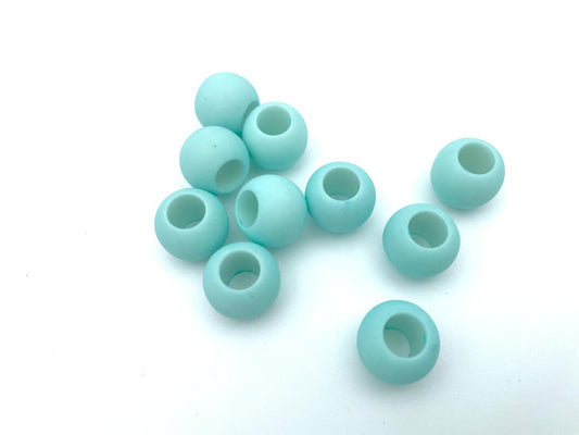 Großlochperlen Set 10 Stück Mint
