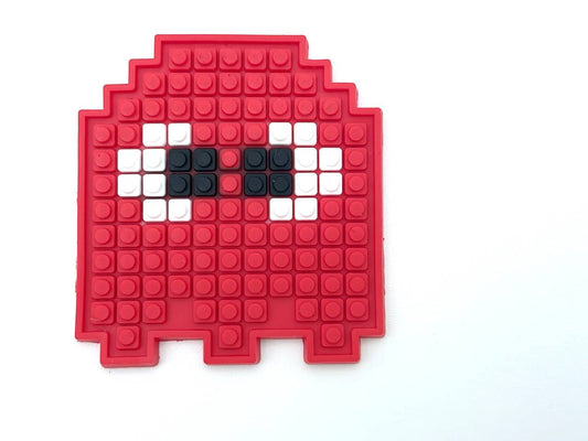 Rubber Patch "Gespenst" Rot