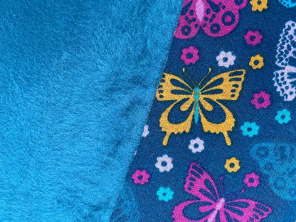 Alpenfleece "Butterfly" Petrol