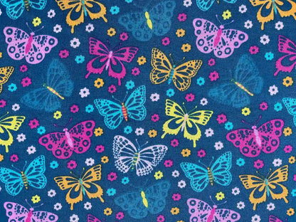 Alpenfleece "Butterfly" Petrol