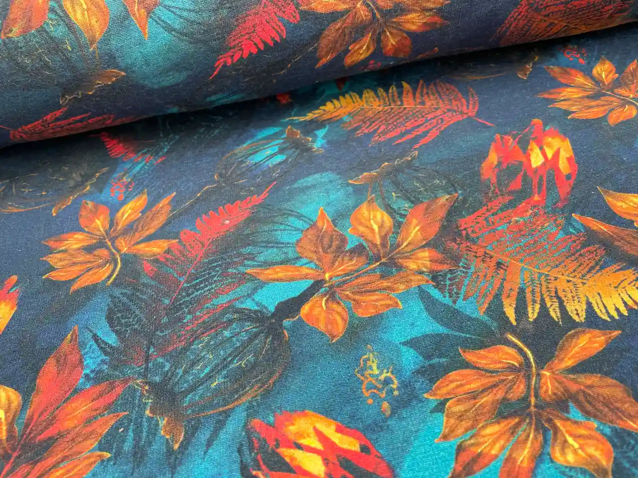 Digitaldruck Alpenfleece "Herbst Liebe"