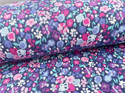 Alpenfleece "Colorful Flowers"