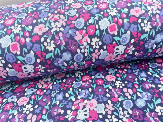 Alpenfleece "Colorful Flowers"
