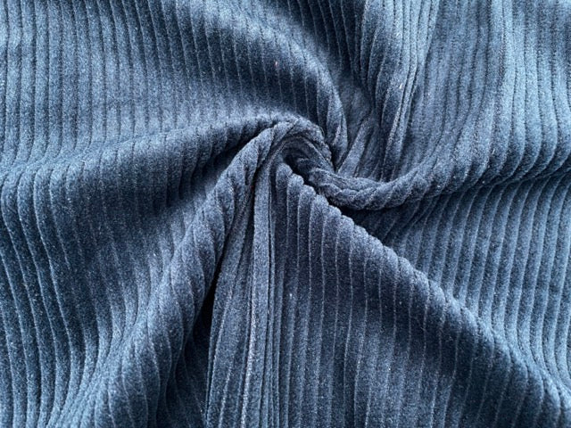 Baumwoll Breitcord Navy