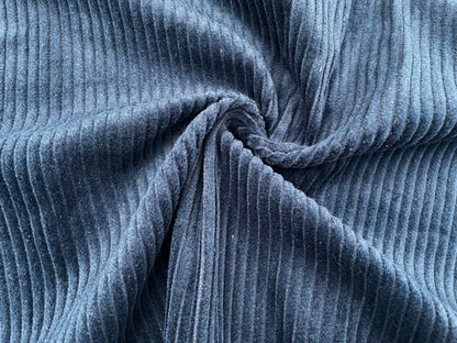 Baumwoll Breitcord Navy