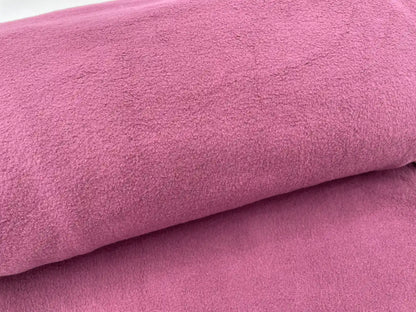 Baumwoll-Fleece Altbeere