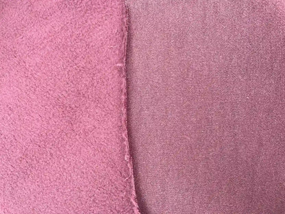 Baumwoll-Fleece Altbeere