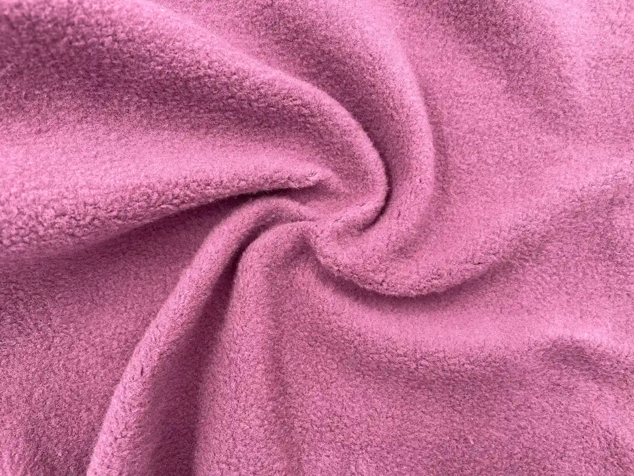 Baumwoll-Fleece Altbeere