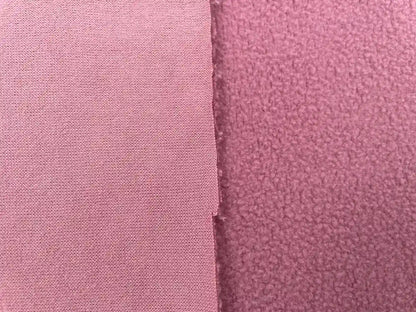 Baumwoll-Fleece Altrosa