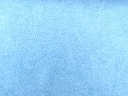 Baumwoll-Fleece Hellblau