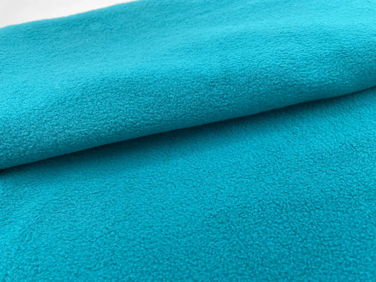 Baumwoll-Fleece Petrol