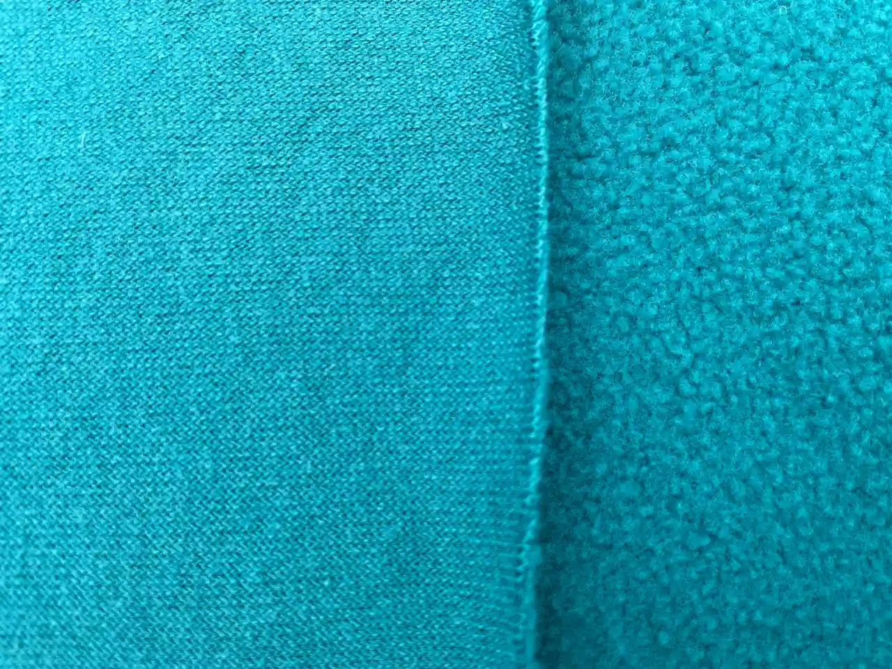 Baumwoll-Fleece Petrol