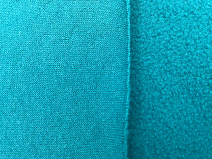 Baumwoll-Fleece Petrol