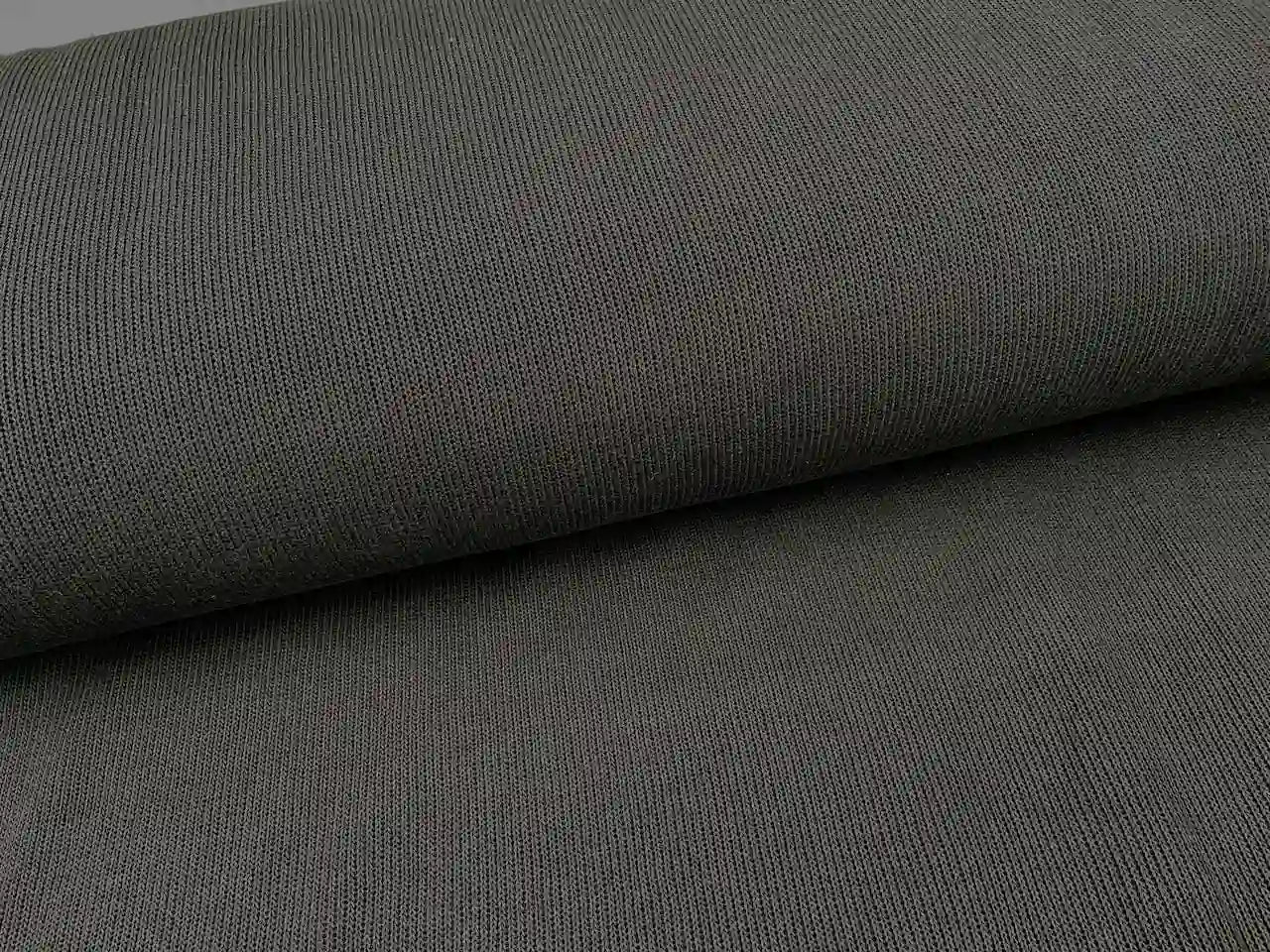 Baumwoll Strick Schwarz
