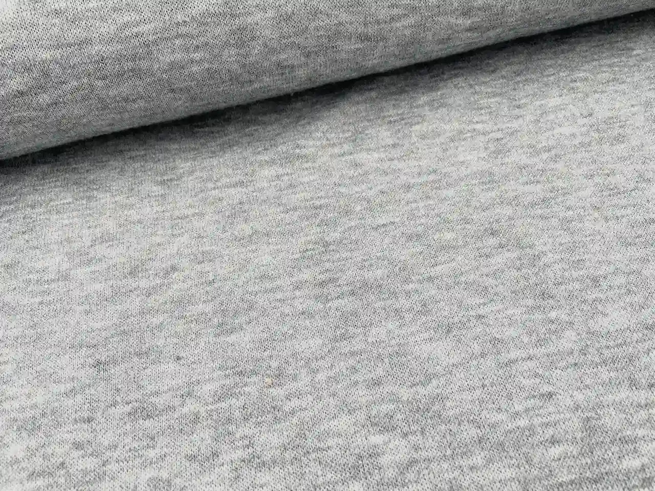 Strick Jersey Hellgrau