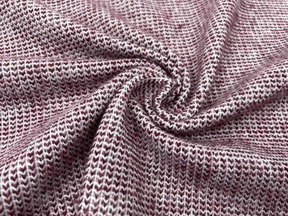 Strickstoff Rot Melange