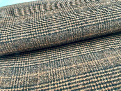 Wollstoff Kariert Double-Sided