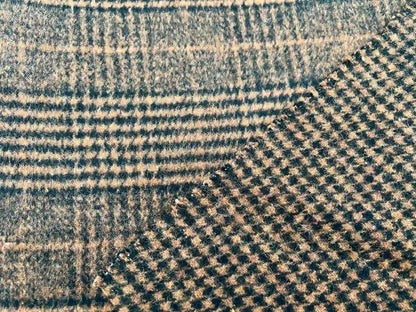 Wollstoff Kariert Double-Sided