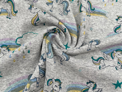 Alpenfleece "Einhörner" Digitaldruck
