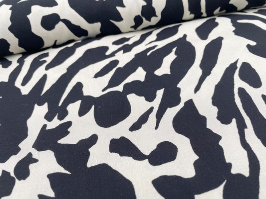 Bambus Popeline "Animal Print"