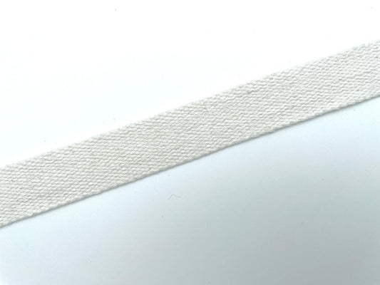 Baumwoll Gurtband 2,5cm Ecru