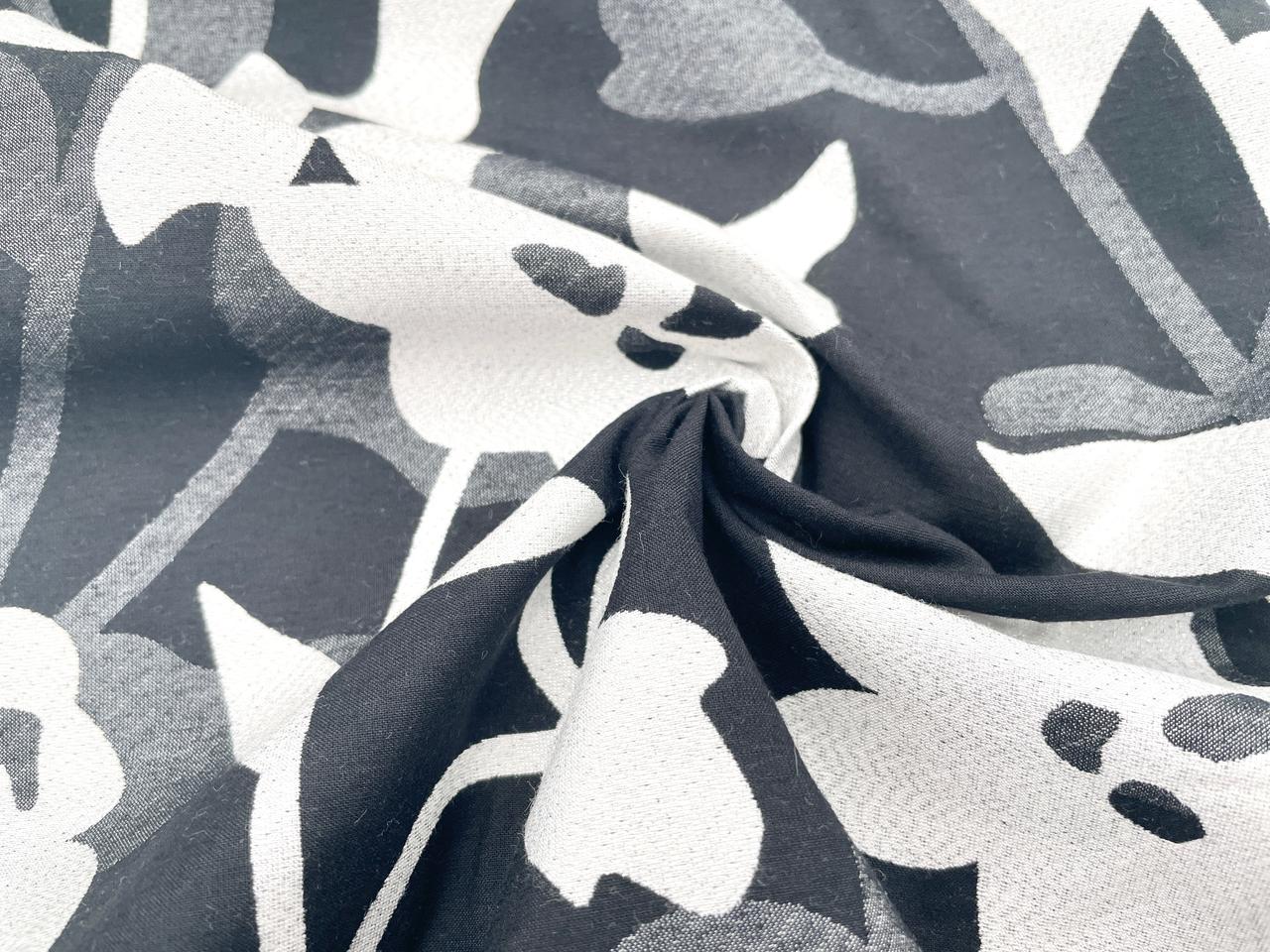 Baumwoll Jacquard mit feinem Glitzer