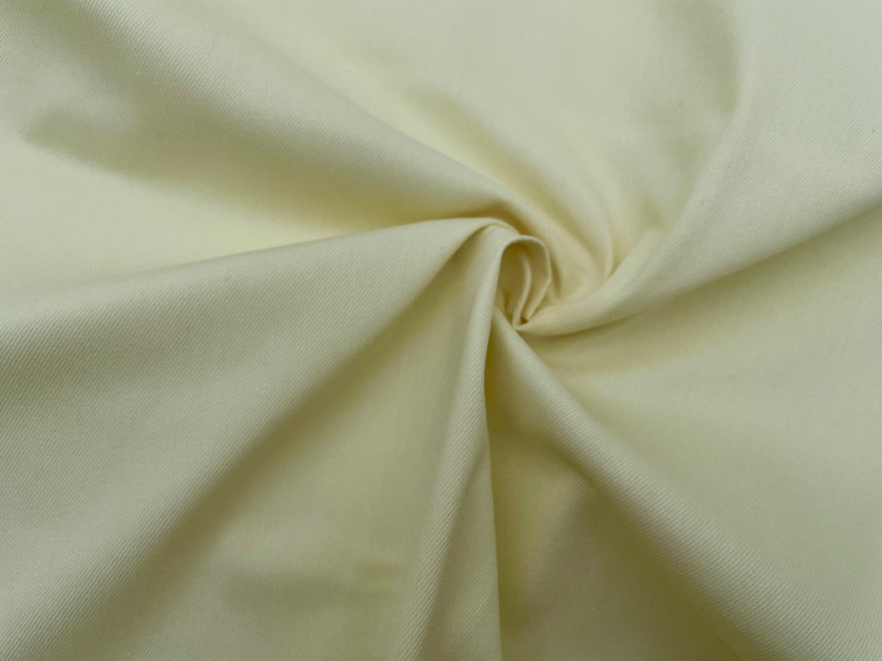Baumwoll Jeans-Stoff Pastell Gelb