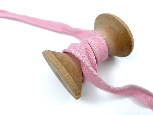 Baumwoll Paspelband Rosa