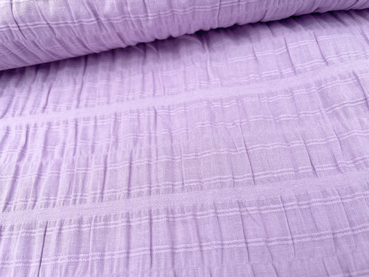 Baumwoll Slub Voile Flieder  Reststück 130cm x 130cm