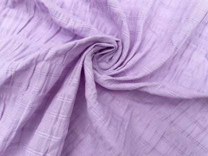 Baumwoll Slub Voile Flieder  Reststück 130cm x 130cm