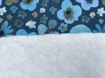 Baumwoll Sweat Digtaldruck "Aquarell Flowers"